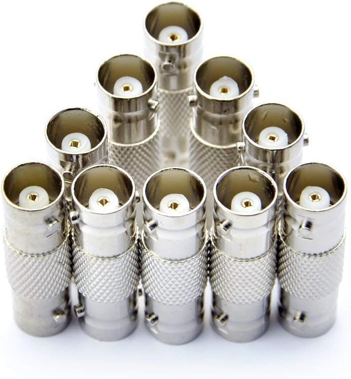 10 Pack BNC Female to BNC Female CCTV Security Camera Adapter Coupler Straight Extender Connector - Image 6
