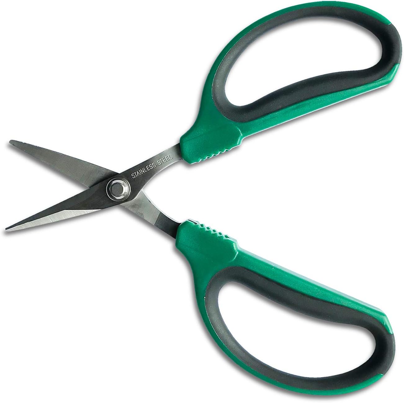 6-Inch Stainless Steel Garden Bonsai Pruning Shears with 40mm Straight Blade Pruners, Anti-Slip Softgrip Micro-Tip Snip - Image 8