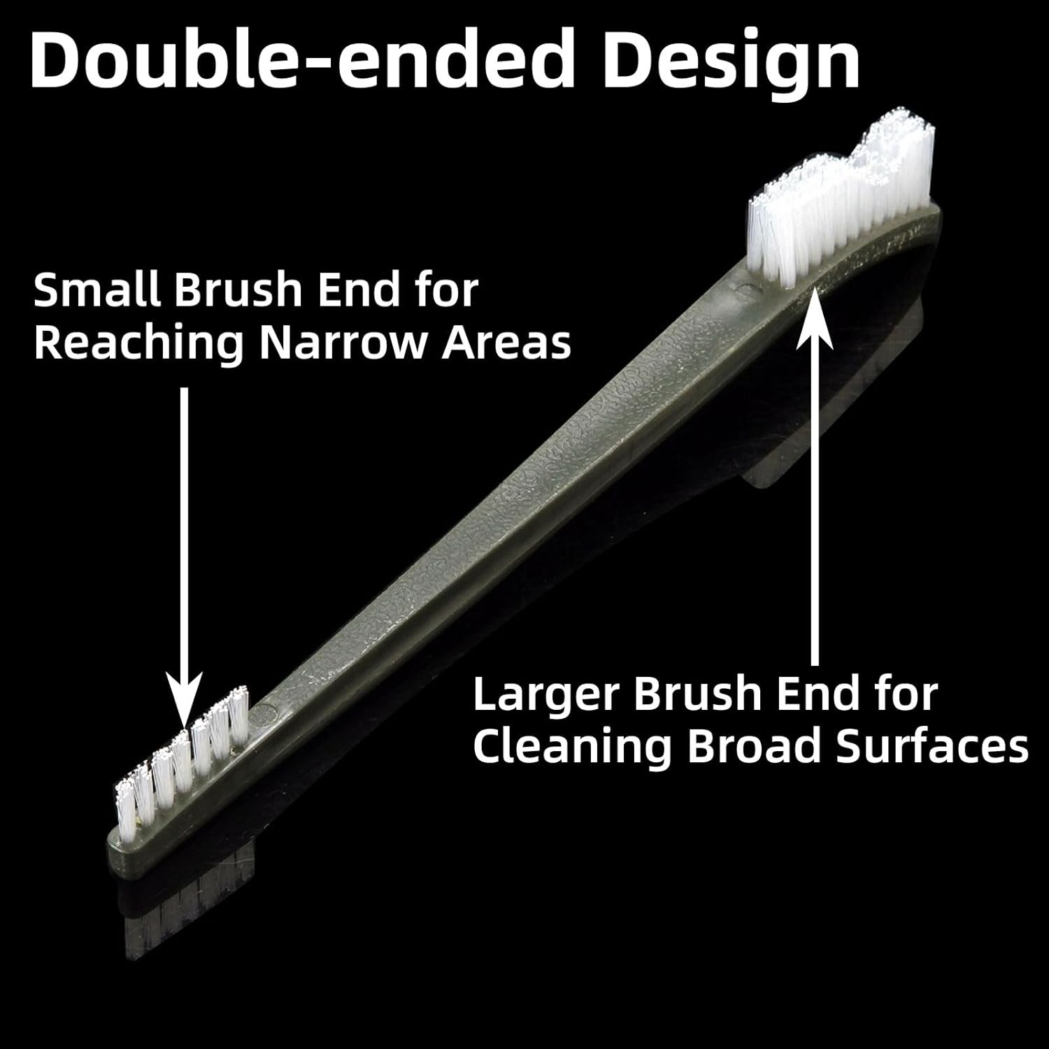 20 Pack Miaozhun Double-Ended Gun Cleaning Brush, 7 Inch Nylon Bristle Brushes, Gun Cleaning Supplies Kit, All Purpose Cleaning Brush with Plastic Handle - Image 4