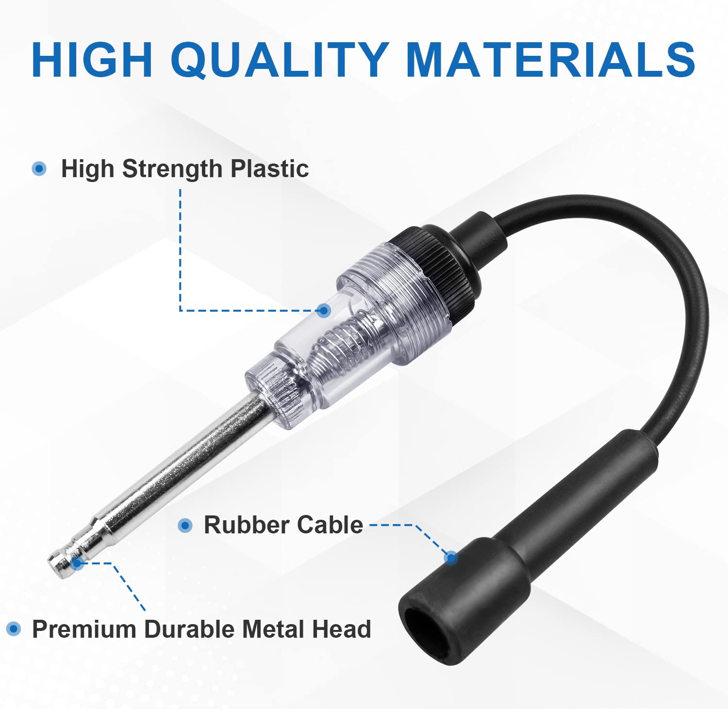 2PCS Inline Spark Plug Testers, Small Armature Diagnostic Detector Tool, Ignition Coil Tester for Engines for Automotive, Cars, Lawnmowers, Small & Big Internal/External Engines - Image 3