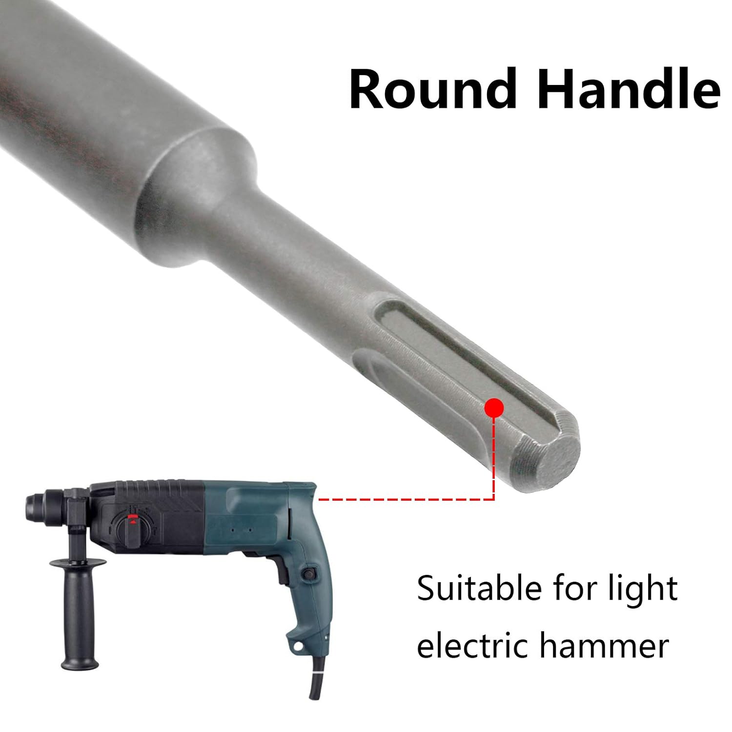 Hordion 2 Inch / 50mm Concrete Hole Saw SDS Plus Shank Hole Saw Cutter with 202mm Connecting Rod Drill for Cement Brick Wall - Image 3