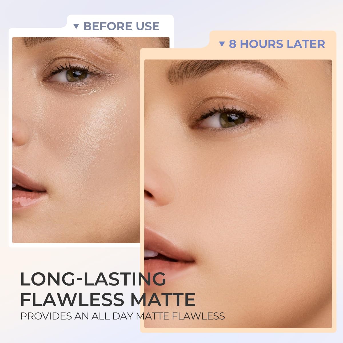 SACE LADY Face Powder Waterproof Sets Makeup, Controls Shine, Smooth Fine Lines for Flawless Lightweight Finish, Long Lasting Matte Compact Setting Powder Cosmetics Cruelty-free, 0.35oz (#03) - Image 2