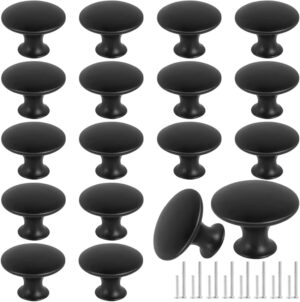 Romeda 18 Piece Drawer Knobs, Black...