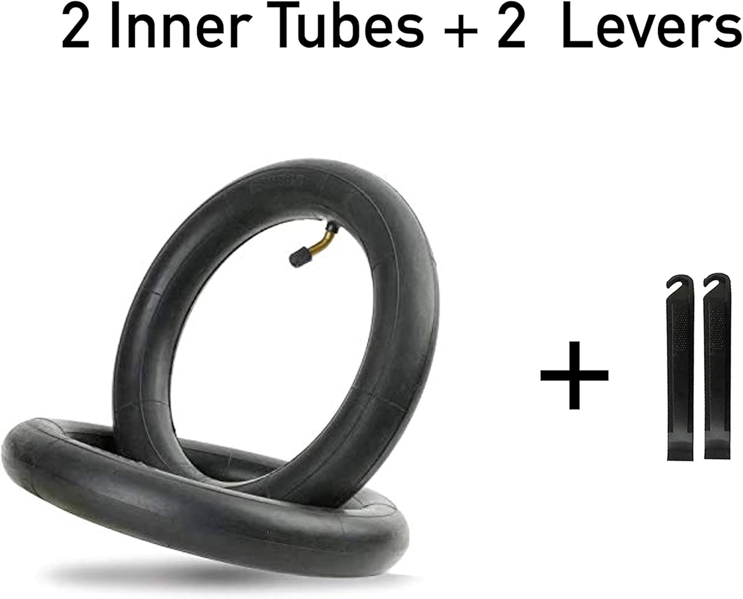 (2-Pack) 10-Inch Replacement Inner Tubes 10" x 1.95/2.125/2.5 - Compatible with Bike Schwinn Trike Roadster/Tricycle/BoB Revolution Motion - Made from BPA/Latex Free Quality Butyl Rubber - Image 4