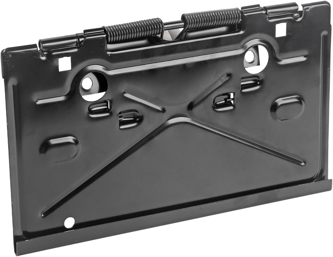 Rear License Plate Tag Bracket with Hinge Compatible with 1968-1972 Chevy Impala Chevelle Camaro Caprice Monte Carlo Nova