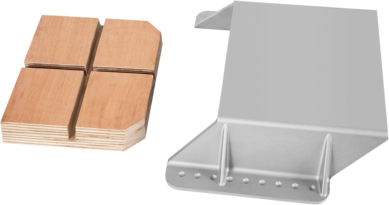 MJ-1-DP Jack Plate 4'' Setback Small Engine Jack Plate for Outboard Motors Up to 35HP (Wooden Mounting Block Included) Manual Add Distance Between Engine and Transom - Image 11