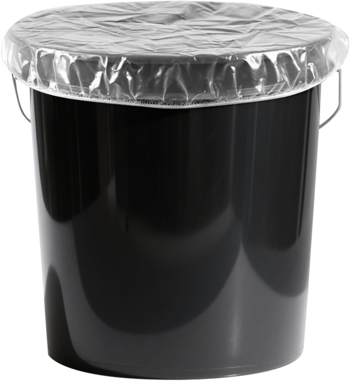 Plastic Bucket Lid, 5 Gallon Size, Disposable Can Covers, 50 Pack