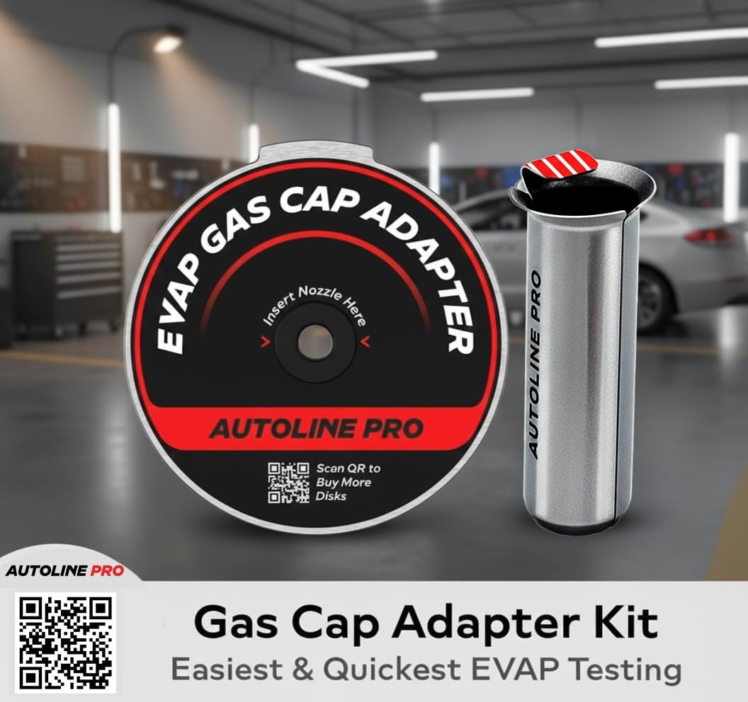 AutoLine Pro HyperSmoke™ Automotive Smoke Machine EVAP Vacuum Leak Tester – Adjustable Pressure – OEM Approved Smoke Fluid – Built-in Air Compressor Motor – Includes Gas Cap Adapter for EVAP Leaks. - Image 7