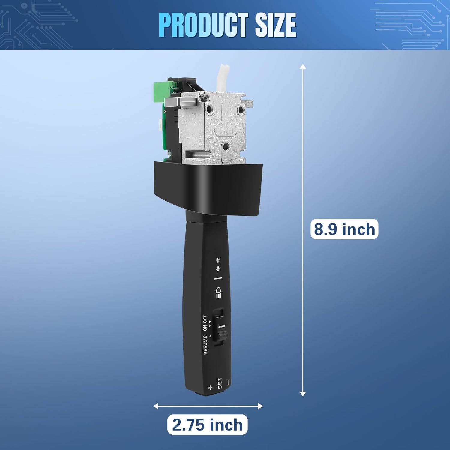 LCWRGS Turn Signal Switch Compatible with Volvo VNL 2005 2006 2007 2008 2009 2010 2011 2012 Truck, Headlight Dimmer Multi-Function Combination Switch, 20399170 20479584 - Image 7
