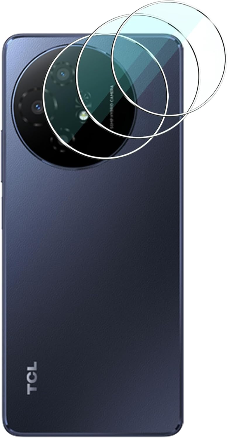 3 Pack for TCL 50 XL NXTPAPER 5G Camera Lens Protector,Case Friendly, 2.5D Arc Edges Scratch Resistant Bubble Free Anti-Fingerprints HD Clear,Tempered Glass Film for TCL 50 XL 5G