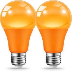 JAHEKS Orange Light Bulbs for Outdo...