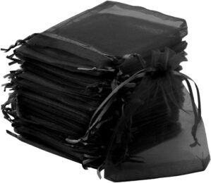 Tojwi 50pcs Organza Bags 3.54”...