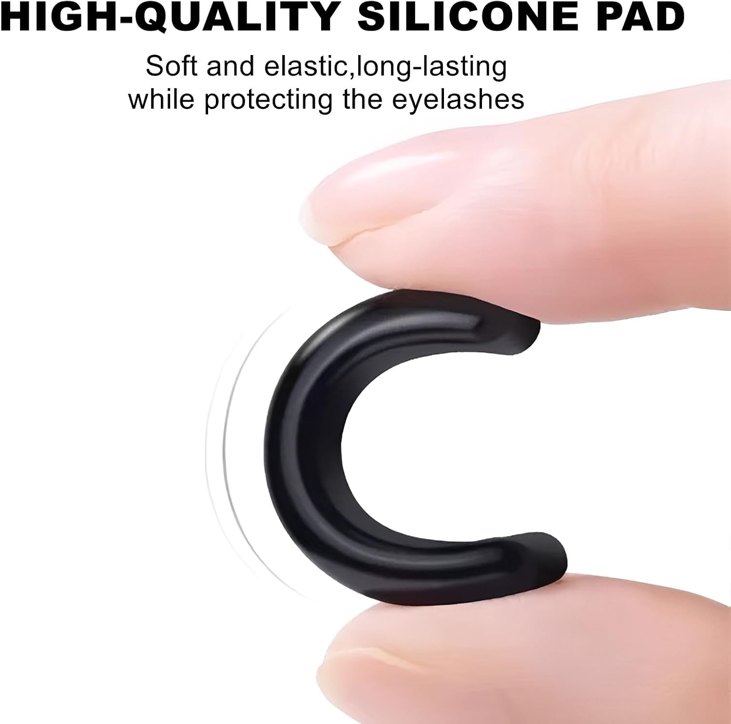 80Pack Fit for Shiseido Eyelash Curler Refill Pads,High Elasticity Silicone Replacement Pad Compatible with Shiseido Eyelash Curle,Gentle & Safe,Use with Eye Lash Curler - Image 2