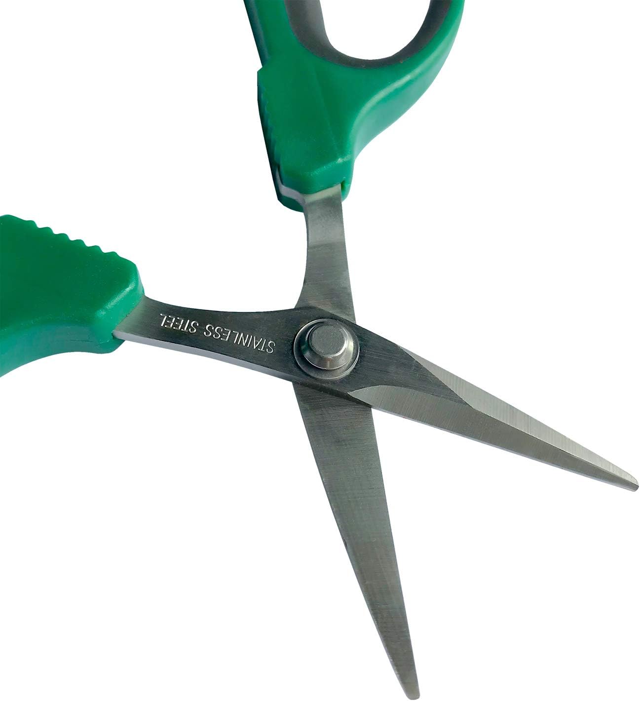 6-Inch Stainless Steel Garden Bonsai Pruning Shears with 40mm Straight Blade Pruners, Anti-Slip Softgrip Micro-Tip Snip - Image 9
