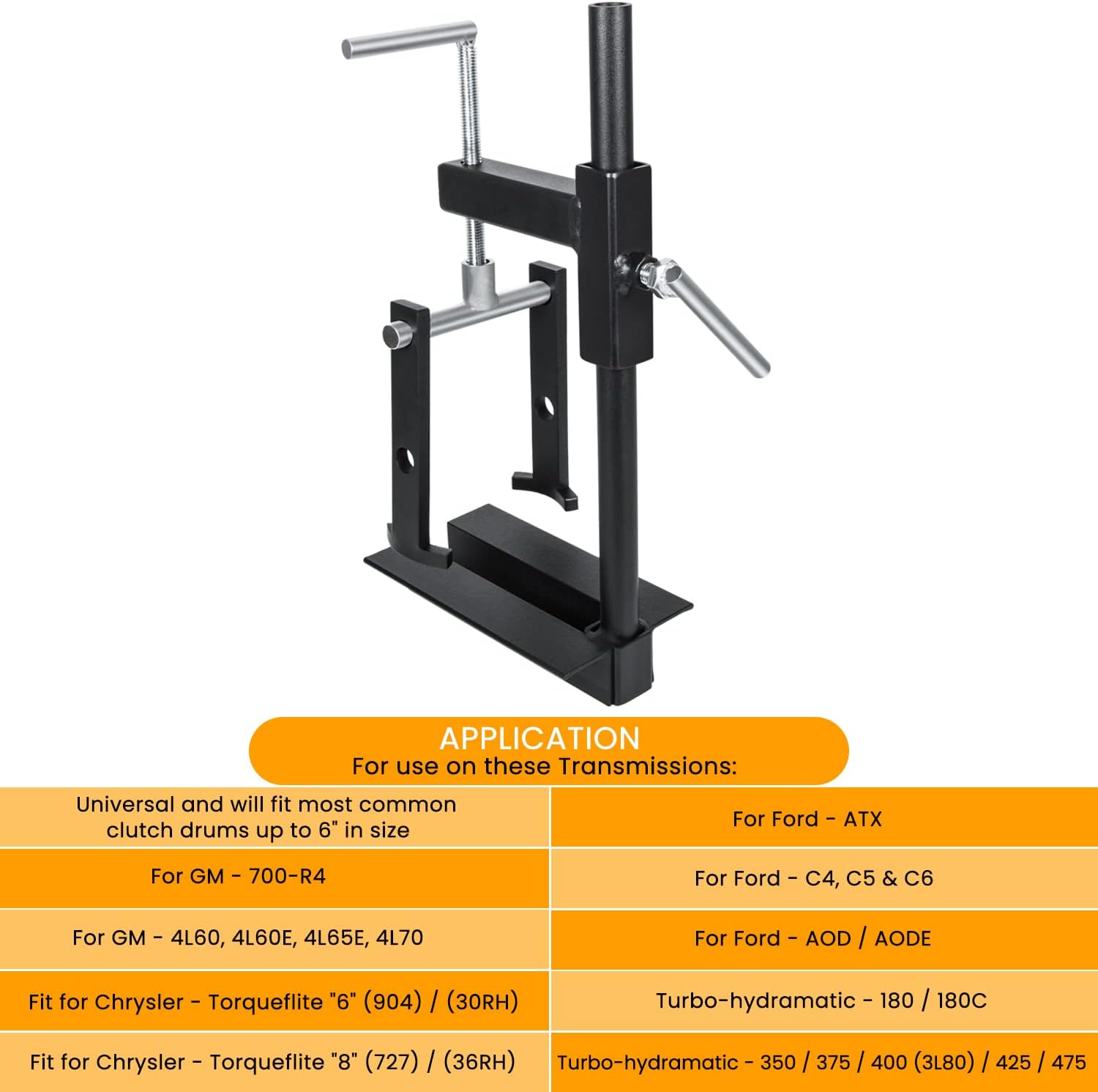 T-0158 Clutch Drum Spring Compressor Transmission Tool Heavy Duty Steel Bench Mount - Image 3