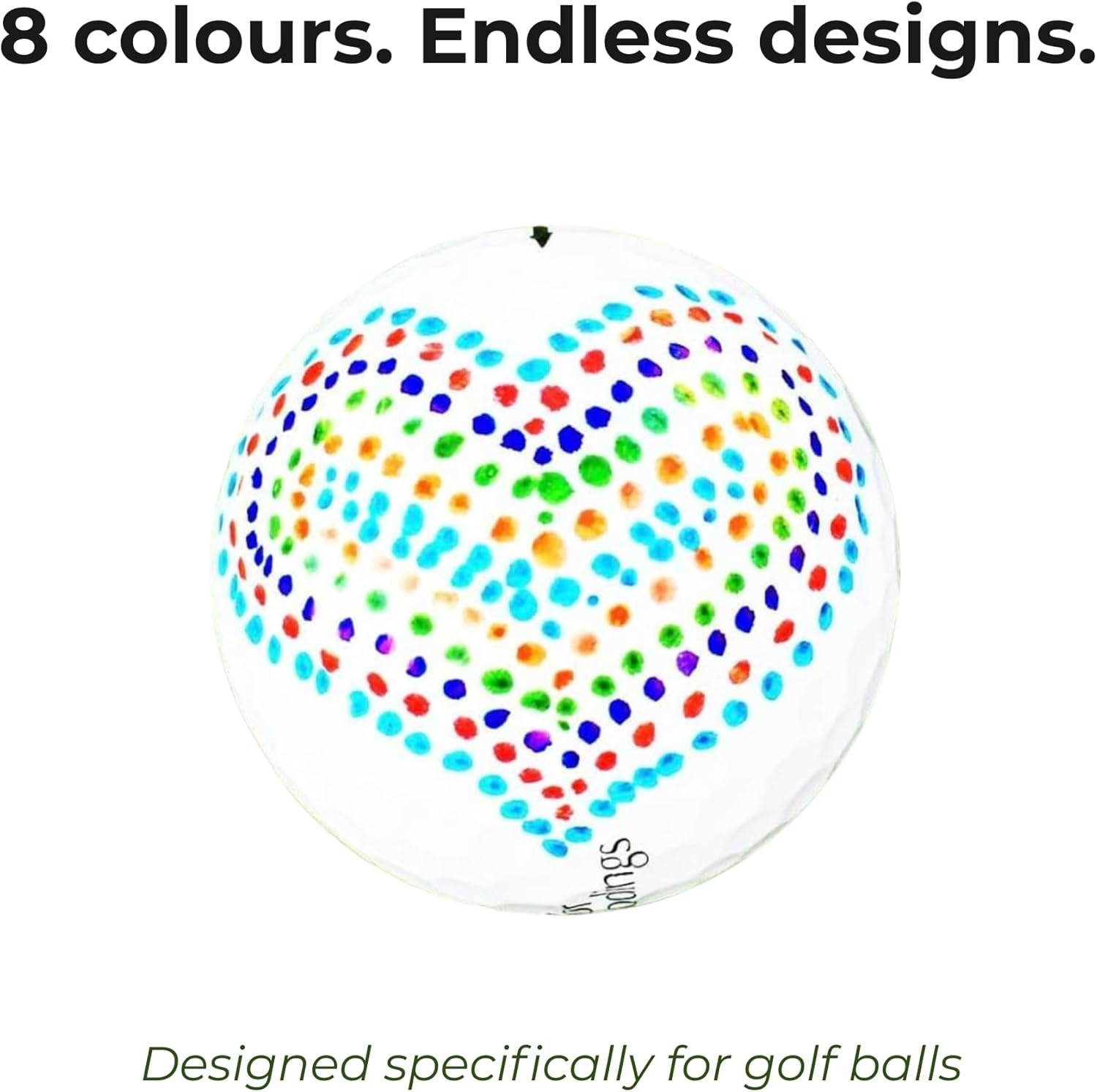 Marki Permanent Golf Ball Marker Pen – Fine Tip, Wear & Water Resistant Ink | Designed for Golf | Available in 8 Bold Colours | Single Pen - Image 2