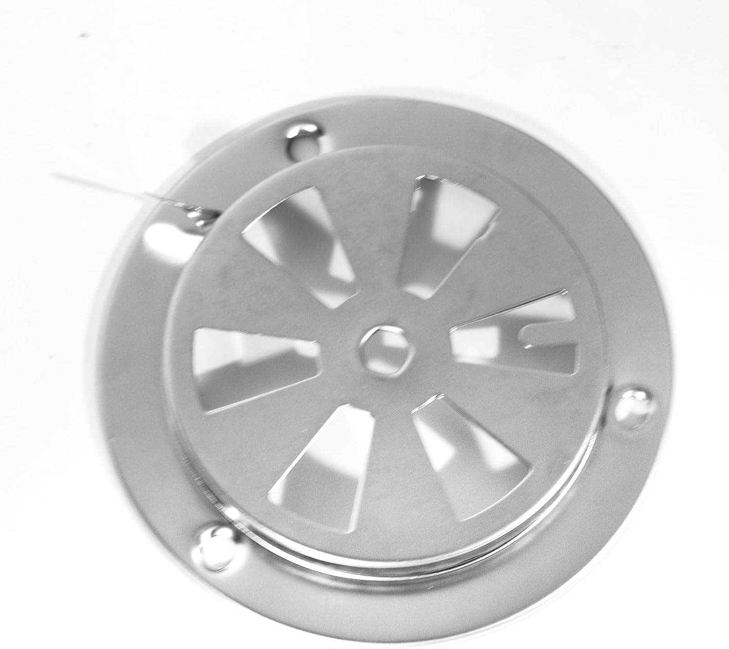 2 Pack BBQ Smoker Air Vent Set, Stainless Steel Grill Damper for Adjusting Airflow, Replacement Parts for Smoker - Image 6