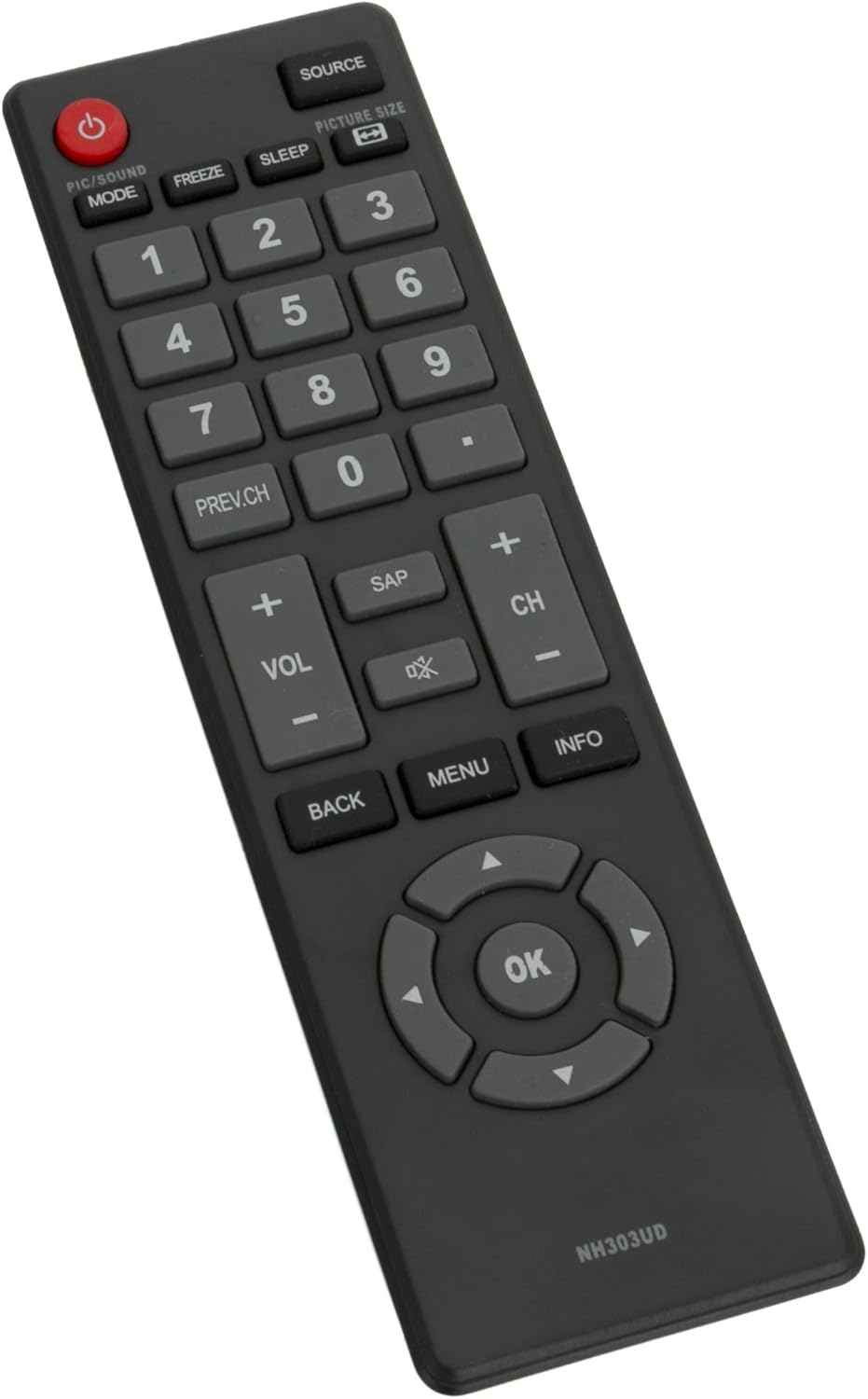 NH303UD Replaced Remote fit for Emerson TV LE391EM4 LF320EM4A LF391EM4 LF461EM4 LF320EM5S LE240EM4 LE320EM4 LF320EM4 LF501EM4 LF461EM4 LF501EM4 LF501EM4F LE240EM4 LE290EM4 LE320EM4 LF320EM4 LF320EM - Image 5