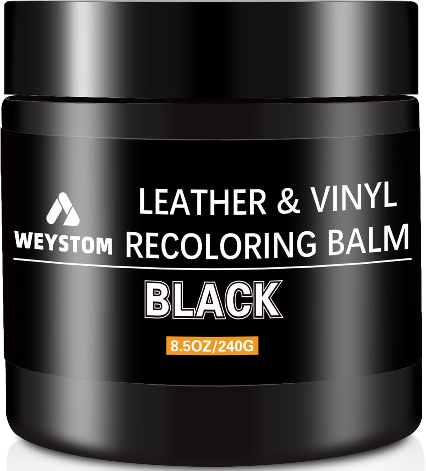 Leather Recoloring Balm - Black Leather Repair Kit for Furniture, Dye, Recolor, Renew, Repair & Restore Aged, Faded, Cracked, Peeling and Scuffed