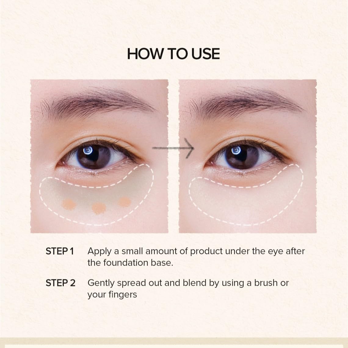 SKINFOOD Salmon Darkcircle Concealer Cream, Korean Under Eye Concealer for Moisturizing Dark Circles, with Salmon PDRN (Sodium DNA) Stocking Stuffers, 10g / 0.35oz - Image 5