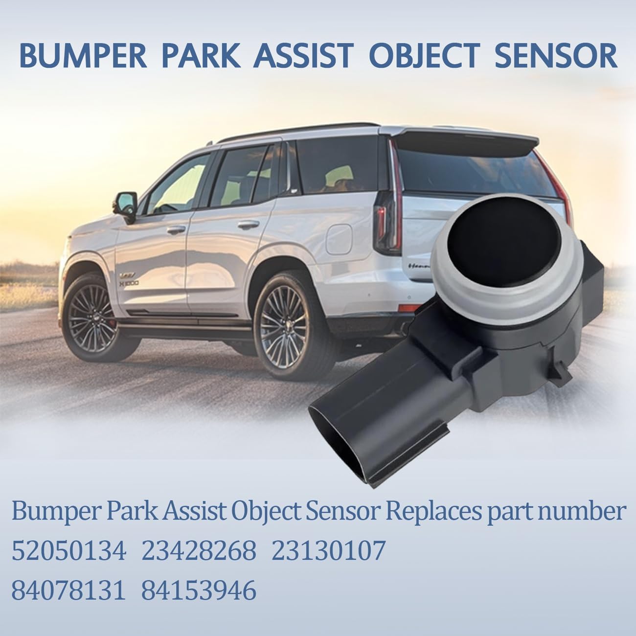 Bumper Park Assist Object Sensor,for Chevy Silverado/Tahoe/Suburban,for GMC Yukon XL/Sierra,for Cadillac CTS/XTS/XT5/Escalade Replace 52050134 84078131 84153946,for Buick Encore/Lacrosse 4.3/5.3/6.0L - Image 2