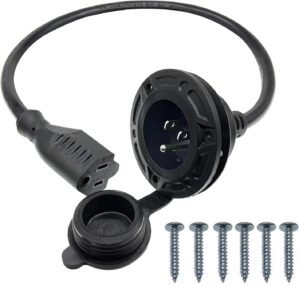 RV Shore Heavy-Duty Power Inlet Cha...