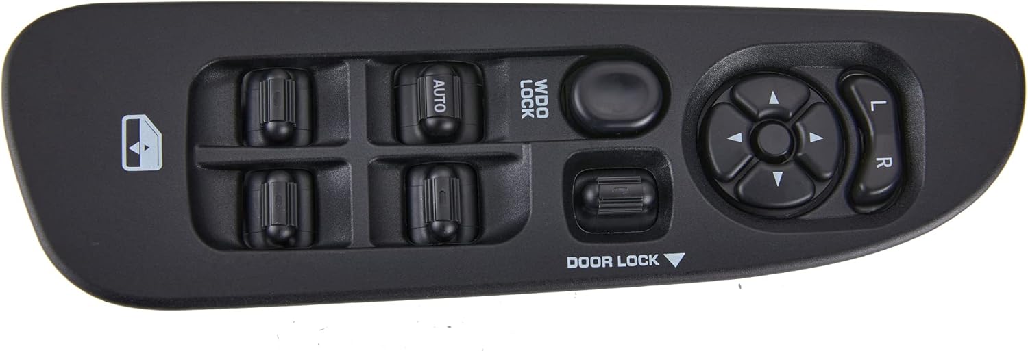 Power Window Switch Fits for 2002-2010 Dodge Ram 1500 2500 3500, 2001-2004 Dodge Dakota, Driver Side Control Door vidrios Master Switch OEM 56049805AB.Black Panel - Image 5