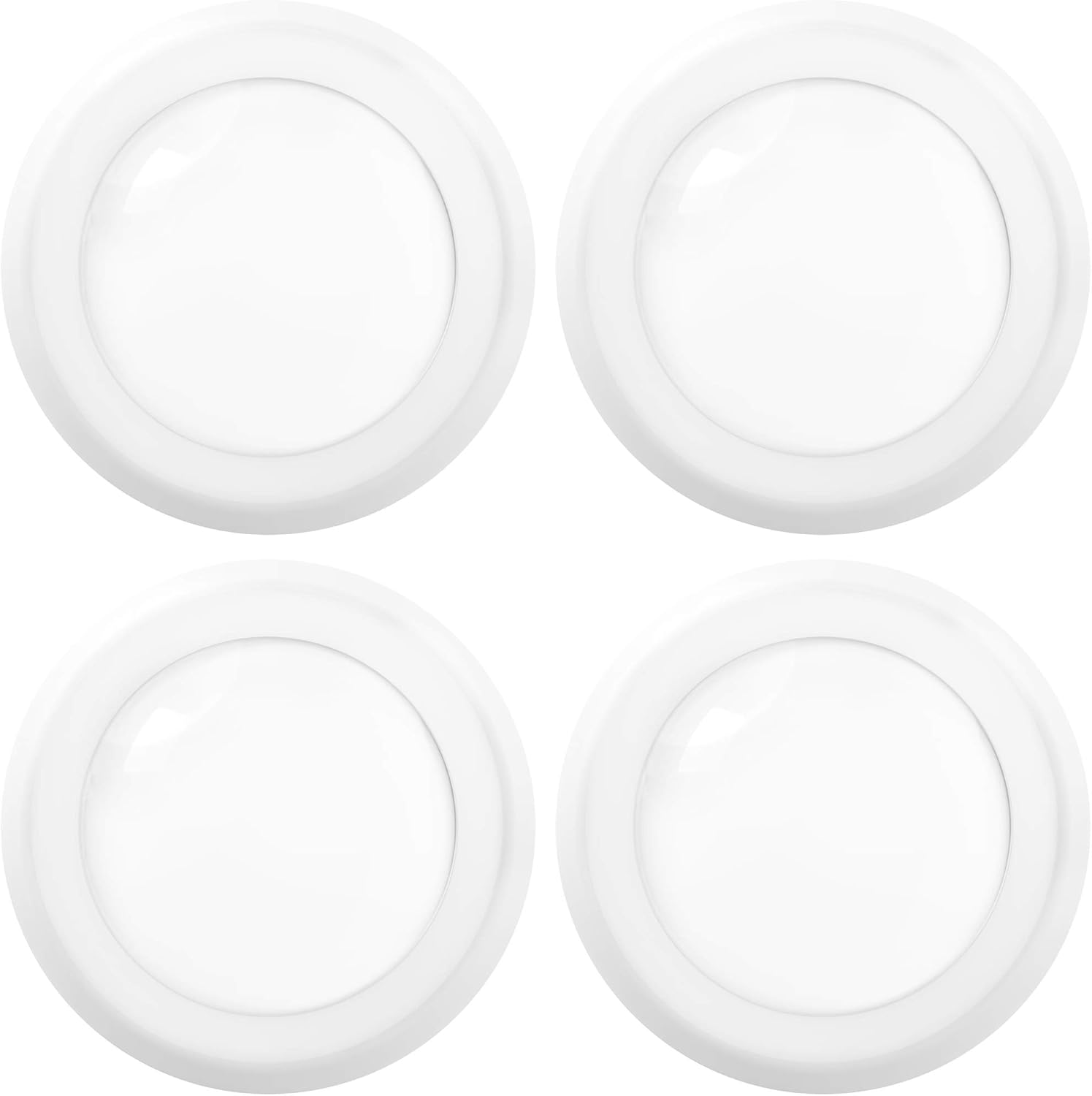 Sunco 5/6 Inch LED Disk Lights, Flush Mount Disc Recessed Ceiling Can Lighting, 1050 LM, 3000K Warm White, Dimmable, 15W=75W, Damp Rated ETL 4 Pack