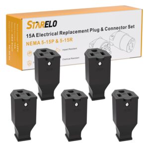 STARELO 5PCS Extension Cord Ends 12...