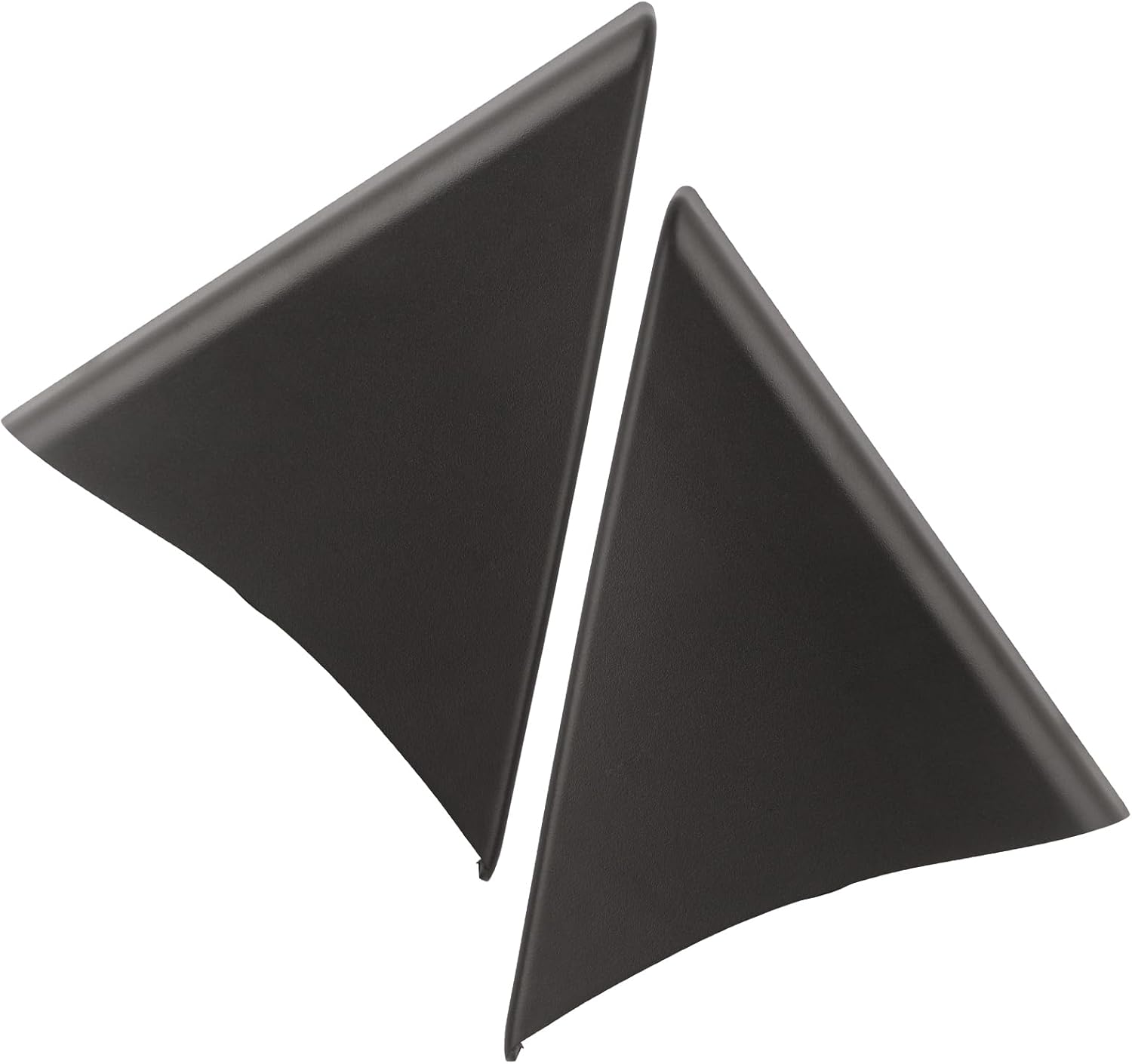 APPERFiT Front Door Panel Upper Trim Triangle Cover Very Dark Brown/Cocoa Compatible with 2007-2013 Chevrolet Chevy Avalanche Silverado Suburban Tahoe, GMC Sierra Yukon