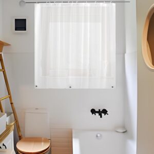Waterproof Frosted Shower Curtain f...