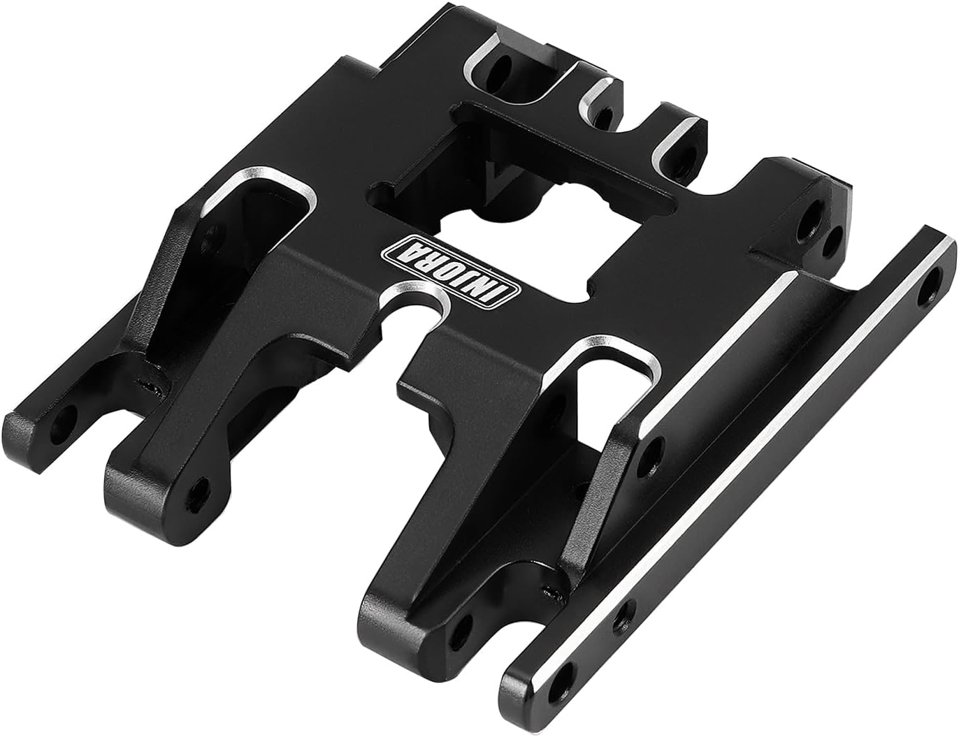 INJORA Aluminum Skid Plate Transmission Mount 17g for 1/18 RC Crawler TRX4M Upgrade - Image 4