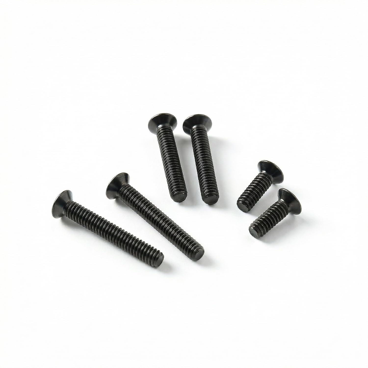 M2.5 x 6mm (50 Pack) Flat Head Machine Screws Black Oxide 304 Stainless Steel, Fully Threaded, Phillips Drive for Furniture Repairs and 3D Printer - Image 6