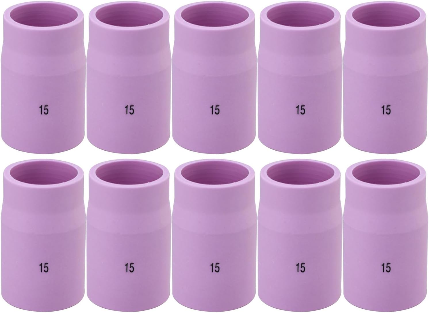 RIVERWELD TIG Gas Lens Alumina Nozzle Ceramic Cups Jumbo Large Diameter 53N89 15# 15/16" Orifice for PTA DB SR WP 9 17 18 20 25 26 TIG Welding Torch PK10