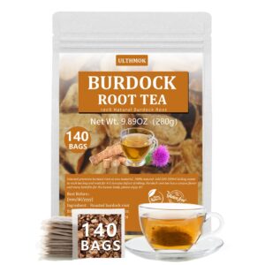 Premium Burdock Root Tea Bags,140 T...