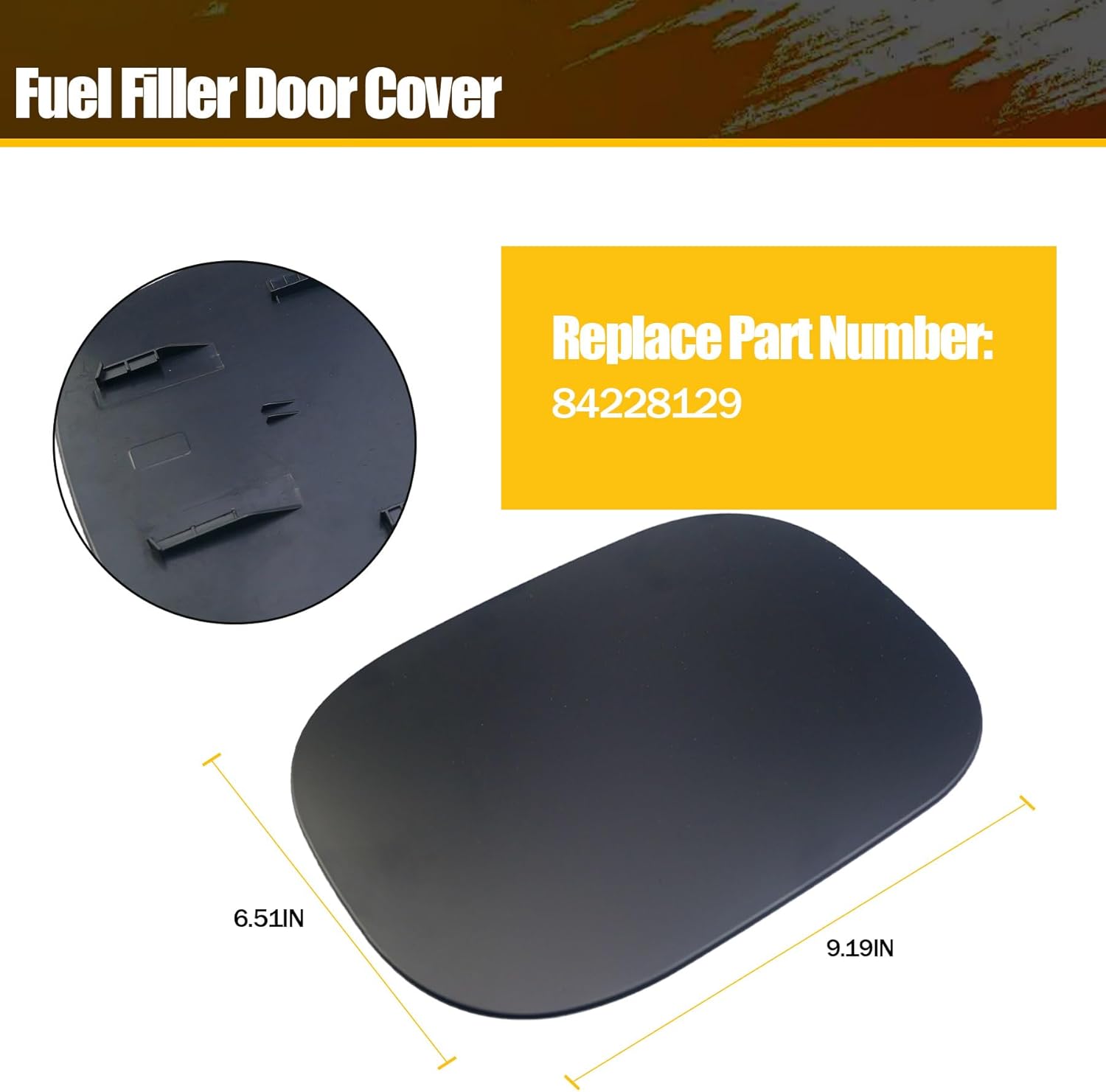 Fuel Filler Door Cover 84228129 Fit for GMC Terrain AT4 Denali SL SLE SLT 2018-2024 Gas Fuel Tank Cap - Image 2