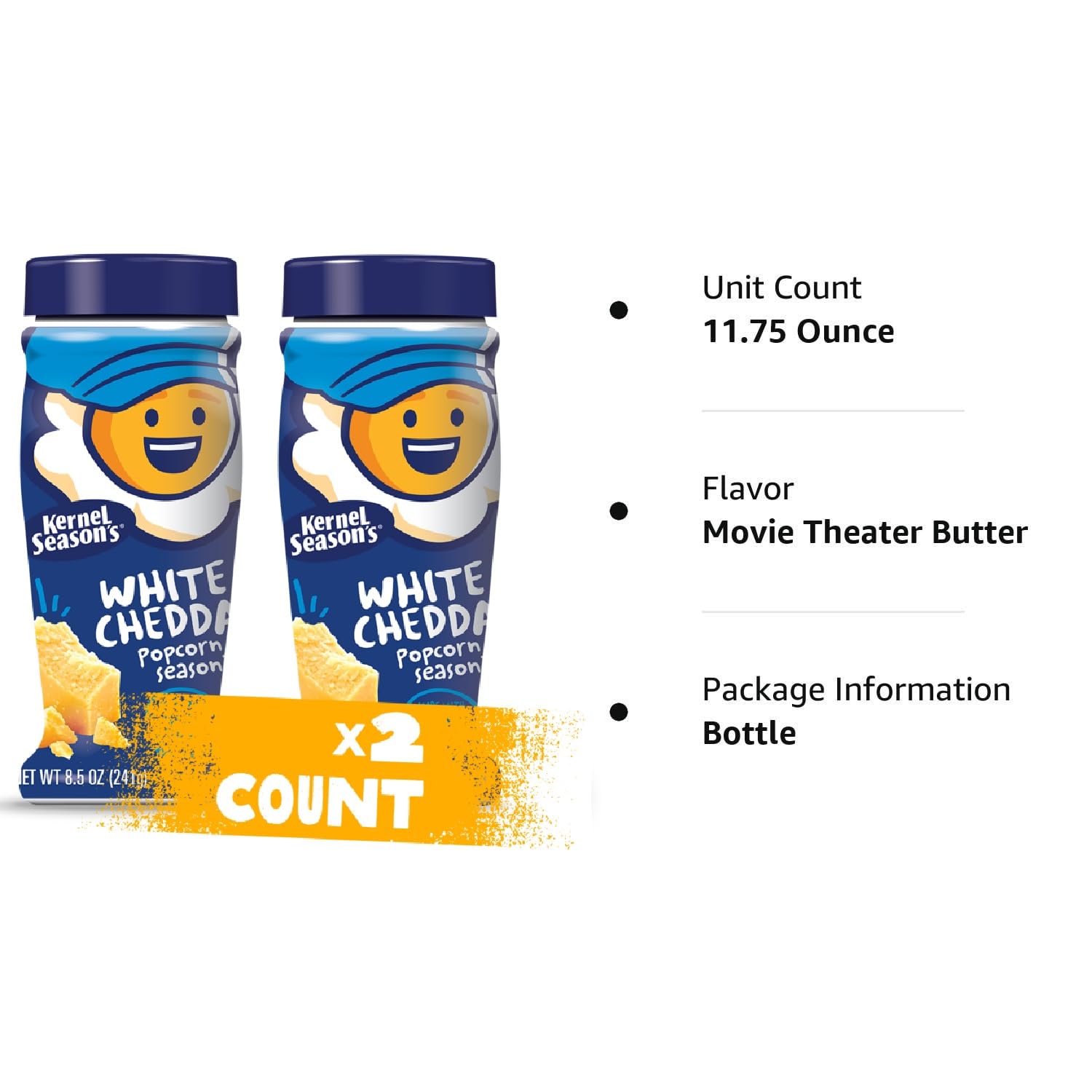 Kernel Season's Popcorn Seasoning, White Cheddar, 8.5 Ounce (Pack of 2) - Image 10