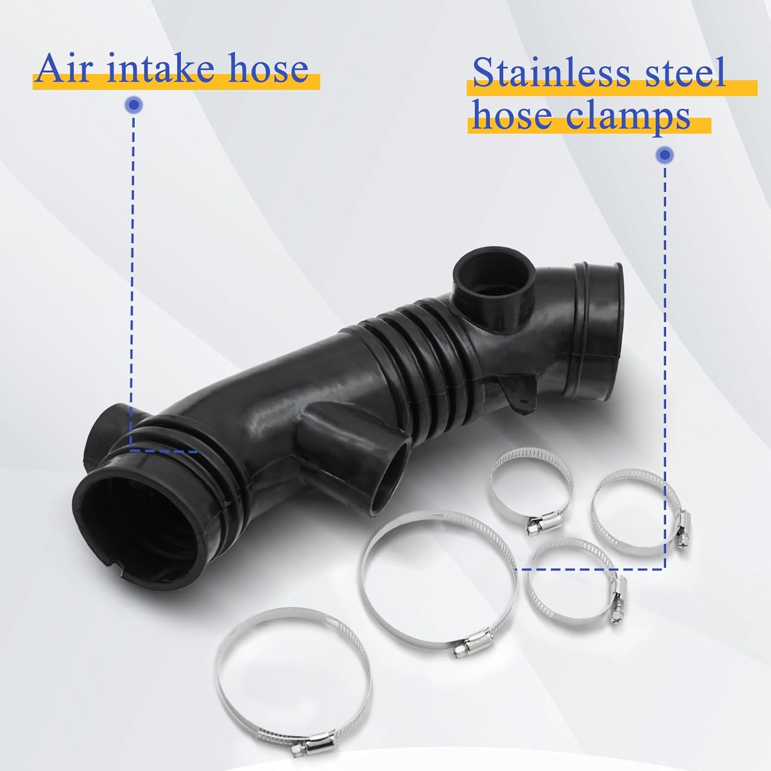 17881-62170 Air Cleaner Intake Hose Tube Intake Boot For 2001-2004 TOYOTA TACOMA V6 3.4L Gas 1788162170 - Image 3