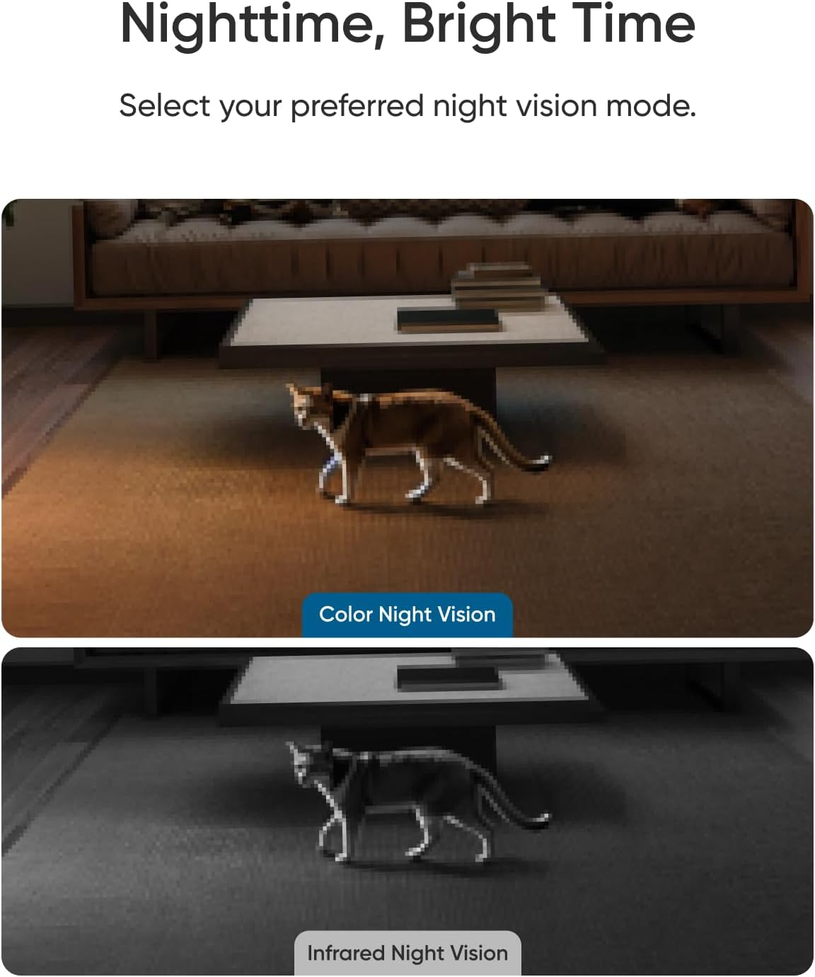 eufy Security 4K Indoor Camera E30,360° Pan Tilt,AI Auto Tracking,Color Night Vision,Pet/Baby/Nanny Monitor with Two-Way Audio,AI Human/Pet Detection,Works with HomeKit, No Monthly Fee, Black - Image 5