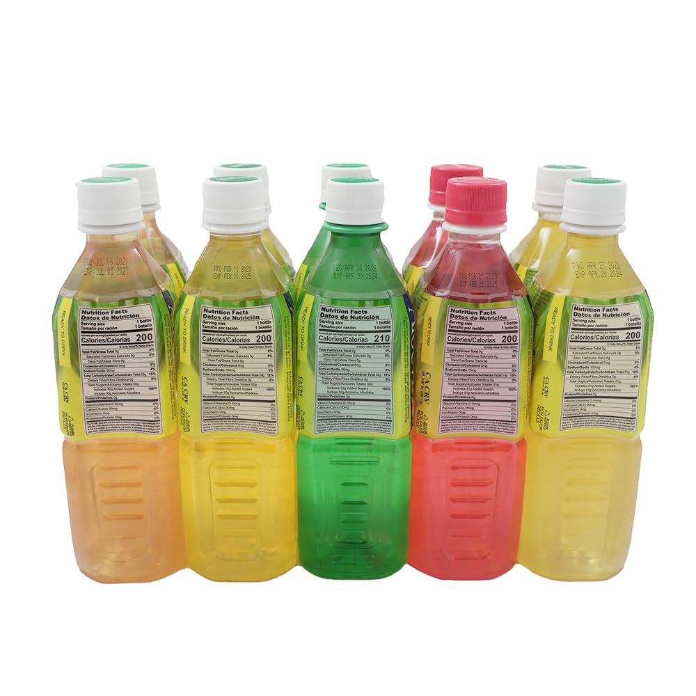 Aloevine Aloe Vera Drink juice l variety |16.9 oz. pack of 10 l 2 original, 2 watermelon, 2 mango, 2 pomegranate, 2 pineapple | plant based Vegetable Korean drinks - Image 4