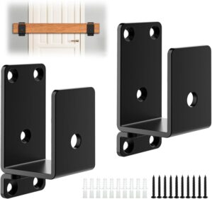 2Pcs 2×4 Door Barricade Bracke...