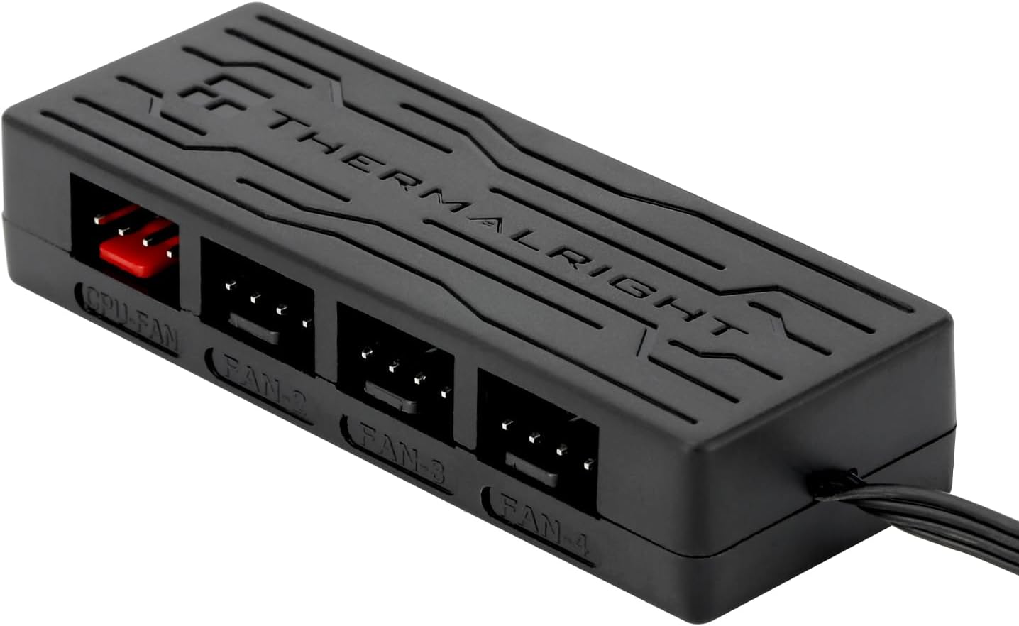 Thermalright FAN HUB X4 PWM Fan Controller - 4 Port 4-Pin, Multiple Interface Cooling Hub for 4 Groups of PC Fans, SATA Power Cord