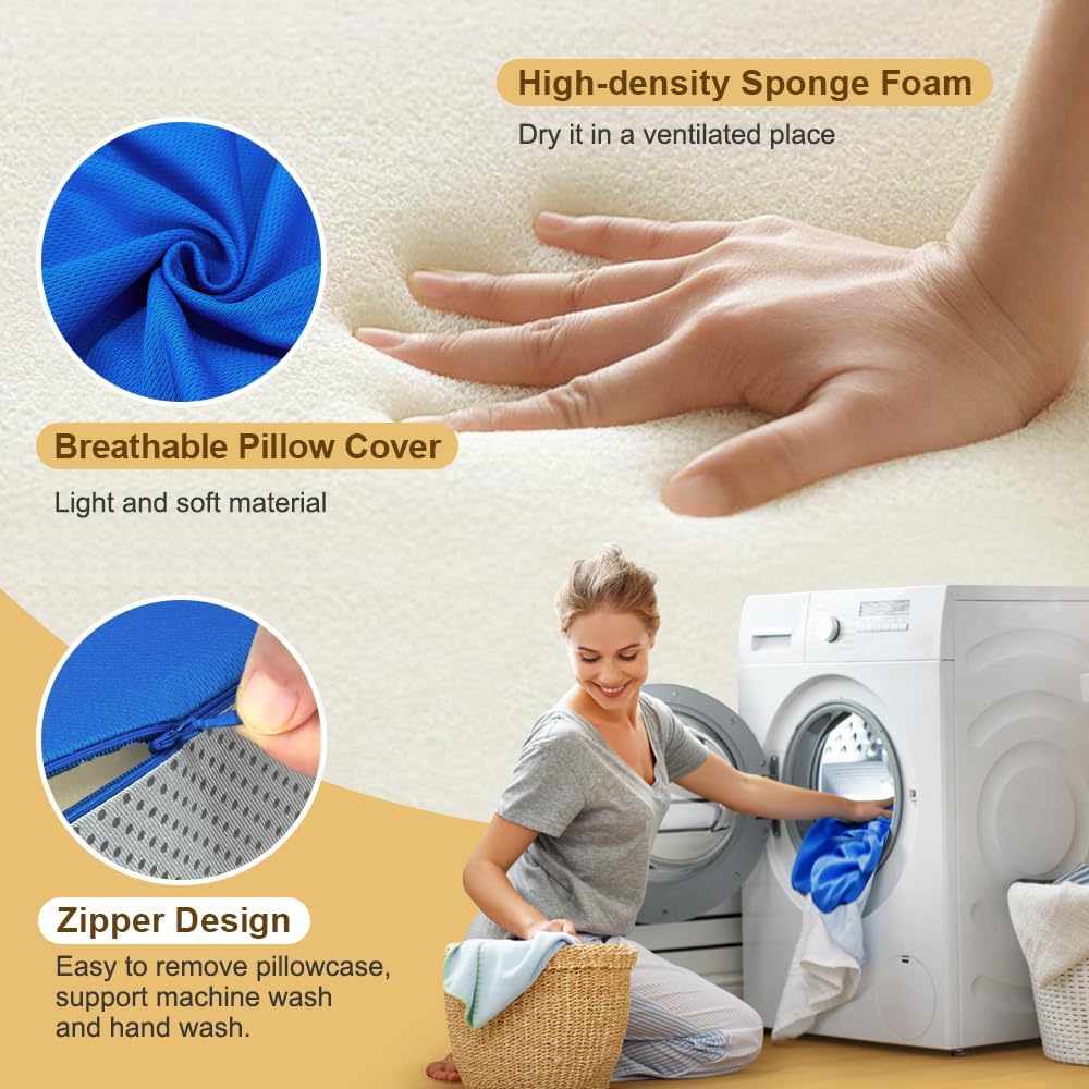 Blanket Lifter for Feet-Sheet Lifters for Foot of Bed Blanket Elevation Wedge Foot Cradle Tent Sleep Support Raiser Supplies Foam Block Toes Pain Leg Knee Ankle Post Surgery Recovery - Image 5