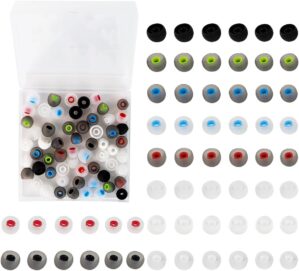 60PCS Earbuds Replacement Tips Sili...