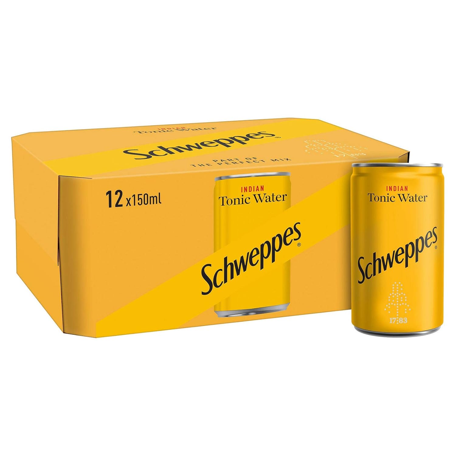 Schweppes Indian Tonic Water 150ml (Pack of 12) - Image 3