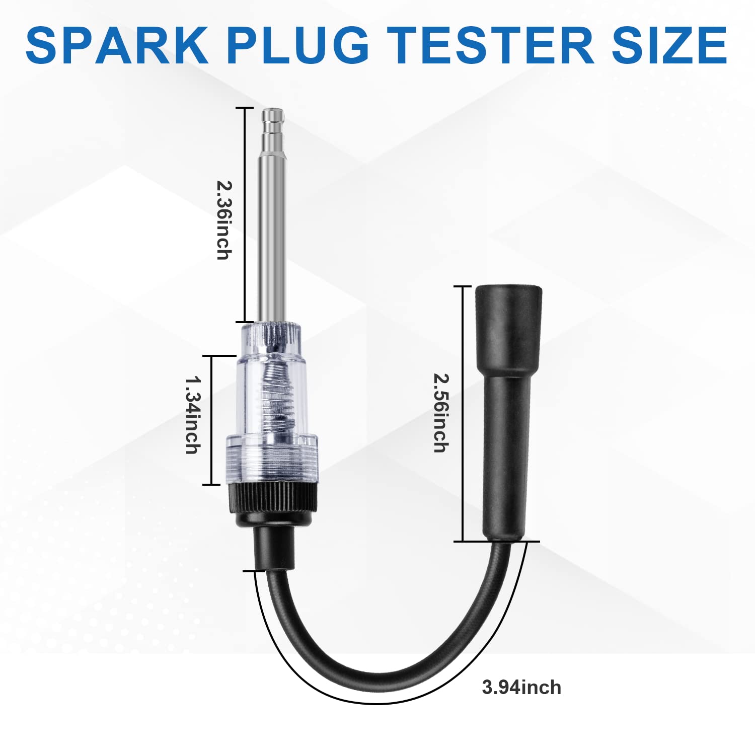 2PCS Inline Spark Plug Testers, Small Armature Diagnostic Detector Tool, Ignition Coil Tester for Engines for Automotive, Cars, Lawnmowers, Small & Big Internal/External Engines - Image 2