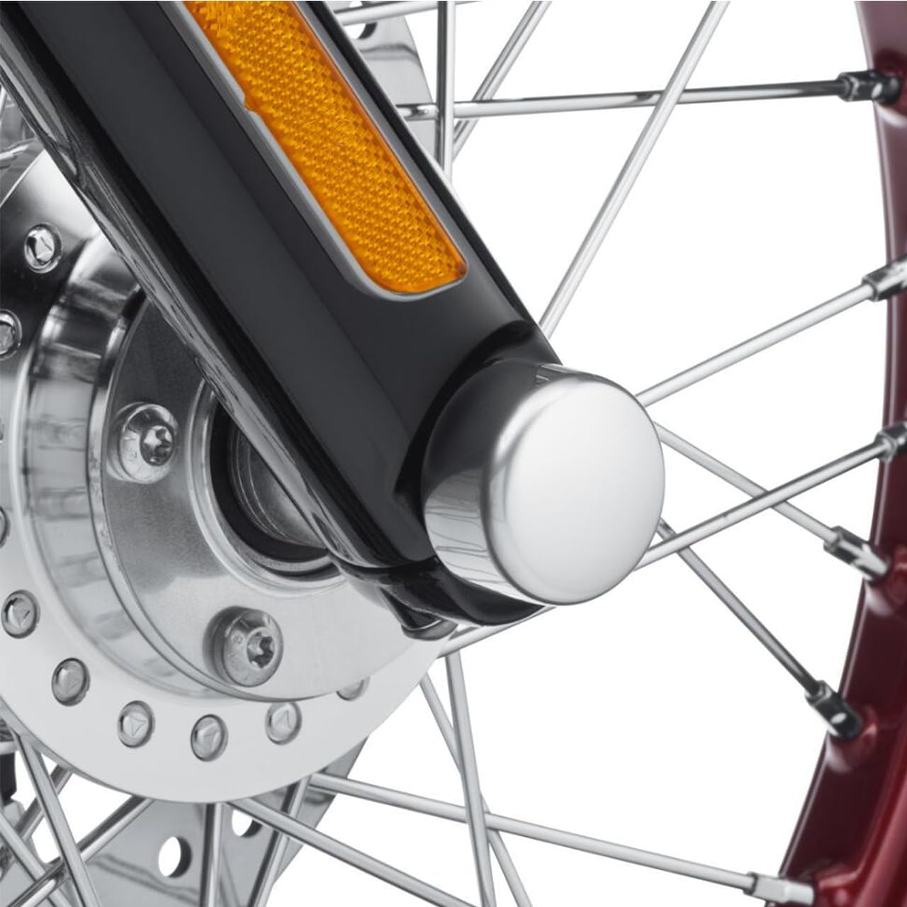 Axle Nut Cover Front Covers Cap 29mm Fit For Harley Sportster XL Dyna Softail Touring Electra Glide XG V-Rod VRSC (Chrome) - Image 3