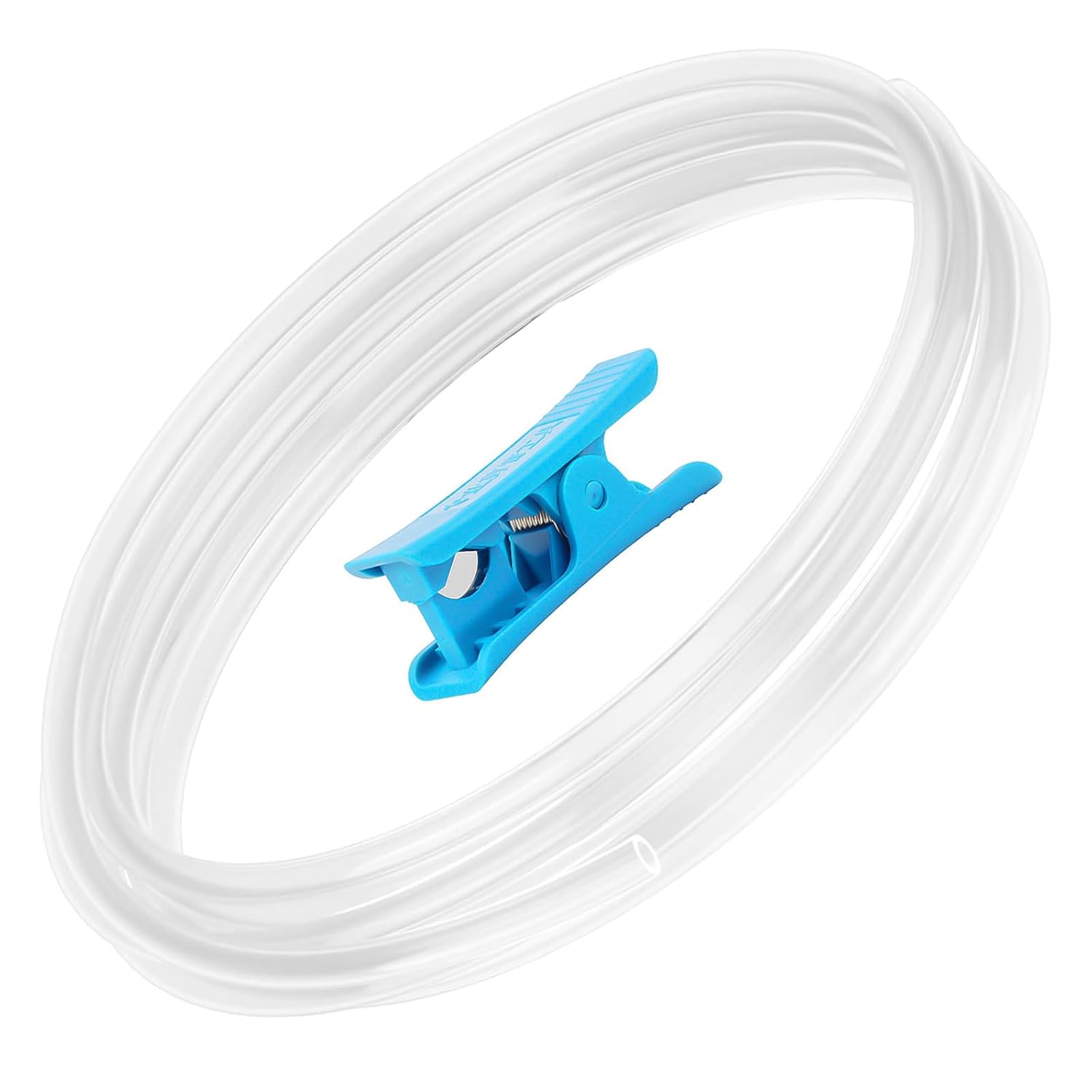 Ultra-Clear PTFE Tube for 1.75mm filament with Cutter for Extruder,2.5mm IDx4mm OD Length 2M Bowden Tube Compatible with Bambu Lab A1/A1 mini/P1P/P1S/X1C and K1/K1 Max/Ender 3 V3 (Transparent)