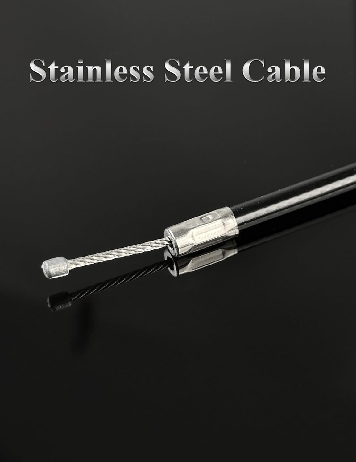 YAMAKATO Stainless 50 Inch Mini Bike Throttle Cable for Predator 212 CT200U Baja MB165 196cc MB200 200 cc Heat Warrior MOTOVOX MBX10 MBX11 GX160 GX200 Pit Dirt Bike Parts - Image 2