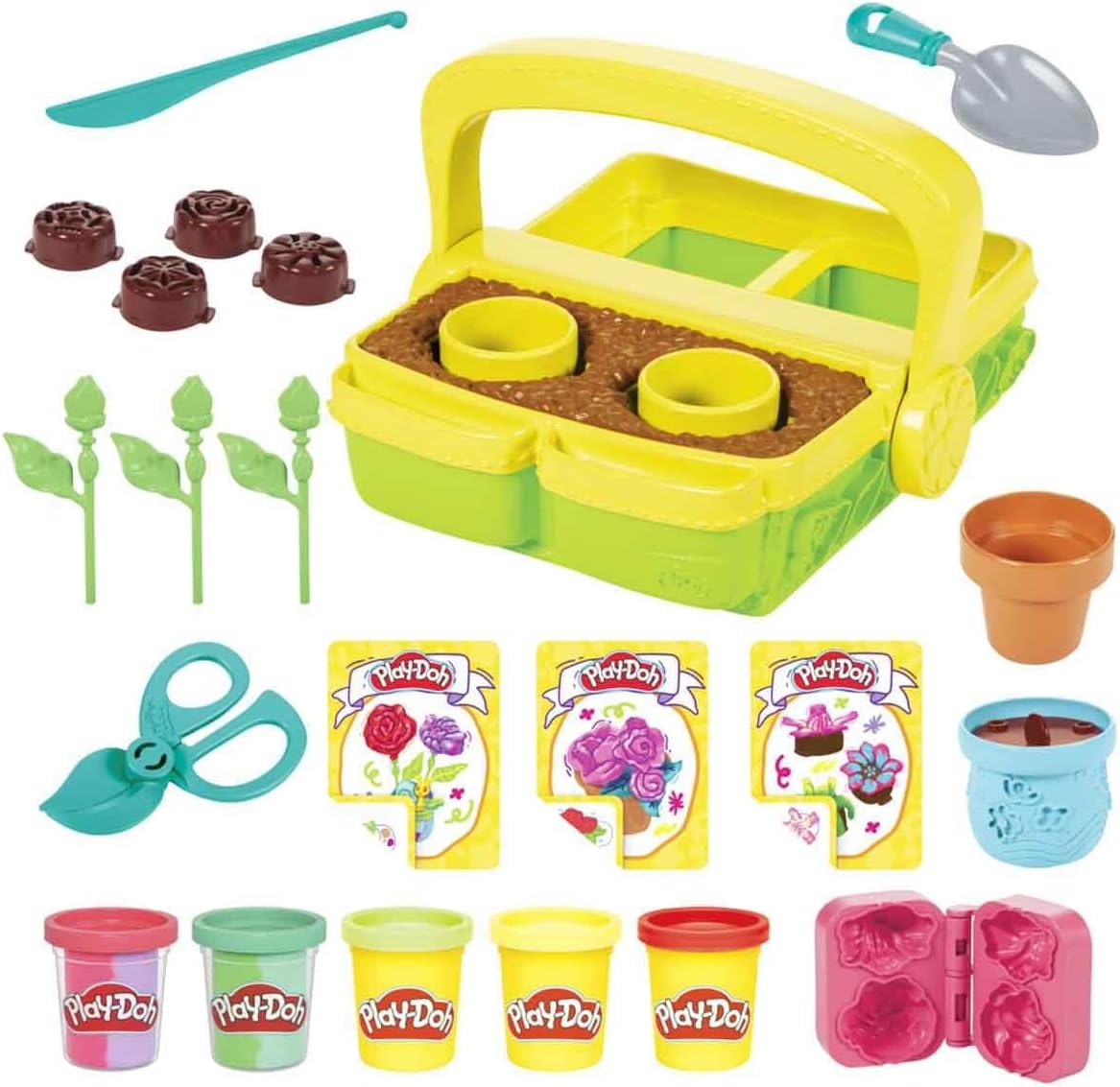 Play-Doh Blooming Flower Garden Toy Playset, Nature Pretend Play, Kids Arts & Crafts Ages 3+ - Image 4